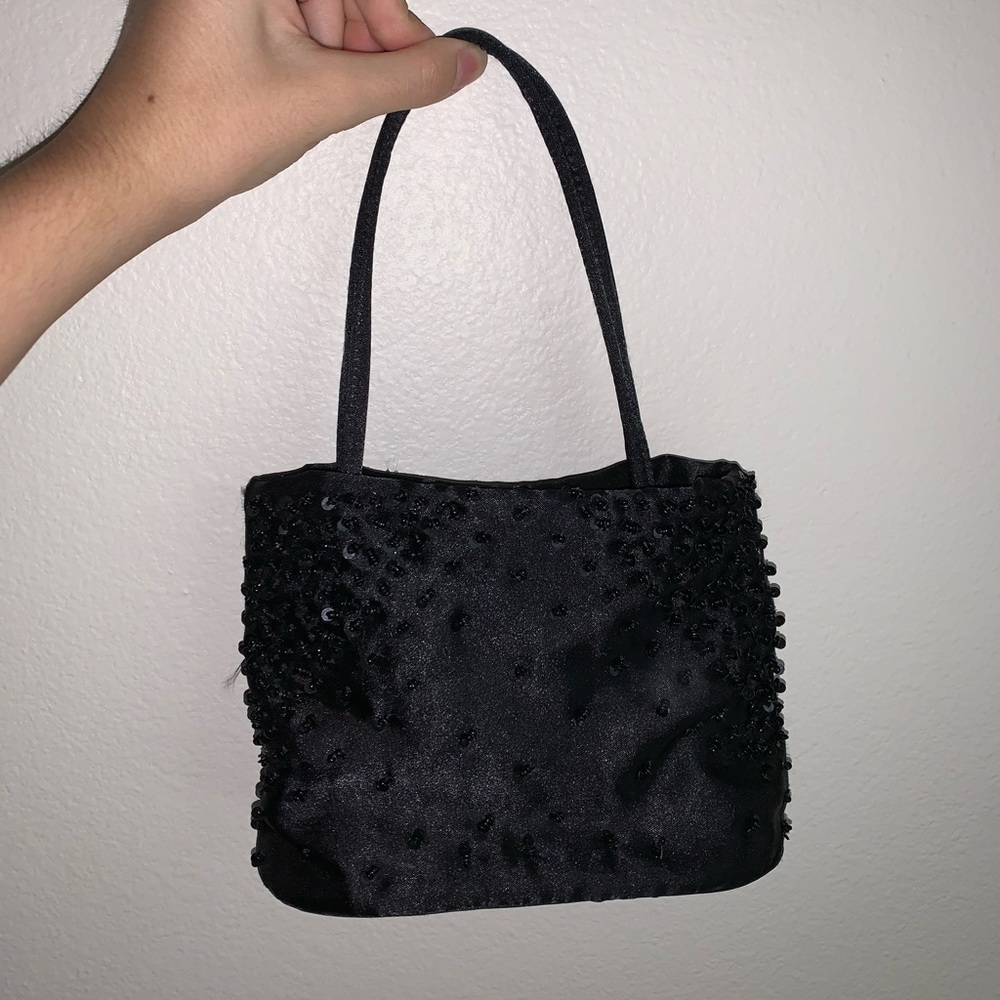Black Beaded Purse!